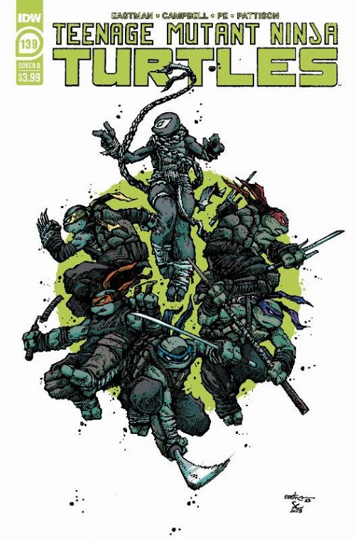 Τεύχος Κόμικ Teenage Mutant Ninja Turtles #139 Cover
B