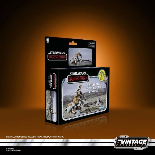 Star Wars: Vintage Collection - Speeder Bike
Scout Trooper & Grogu 2-Pack Action Figures
(15cm)