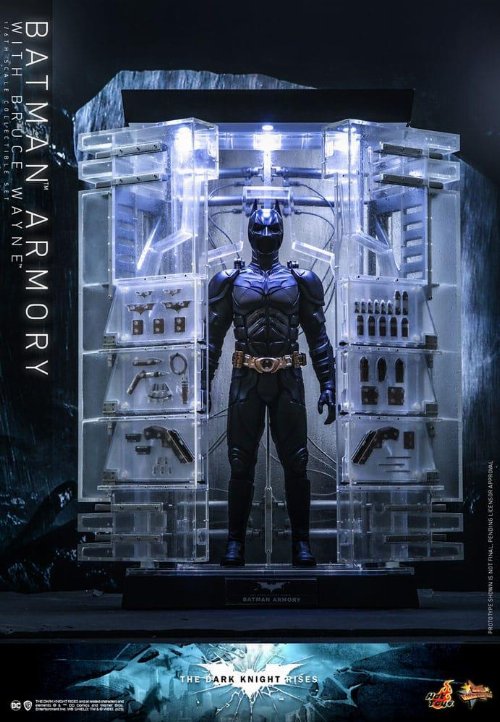 The Dark Knight Rises: Hot Toys Masterpiece - Batman
Armory with Bruce Wayne 1/6 Φιγούρα Δράσης (30cm)