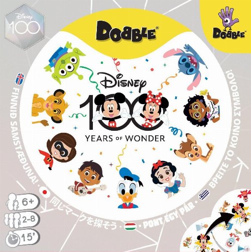 Επιτραπέζιο Παιχνίδι Dobble - Disney: 100 Years of Wonder