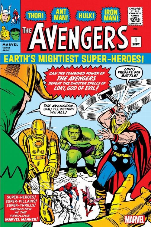 Τεύχος Κόμικ The Avengers (1963) #1 Facsimile
Edition