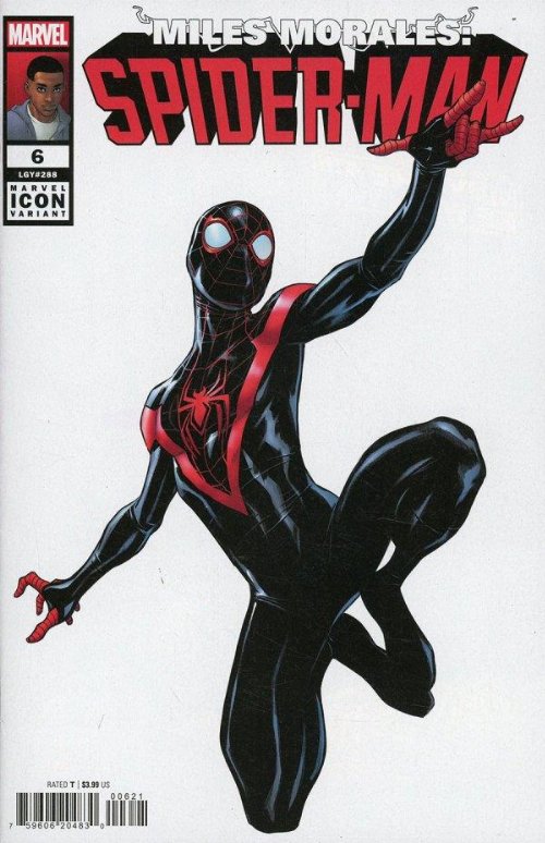 Miles Morales Spider-Man #6 Caselli Marvel Icon
Variant Cover