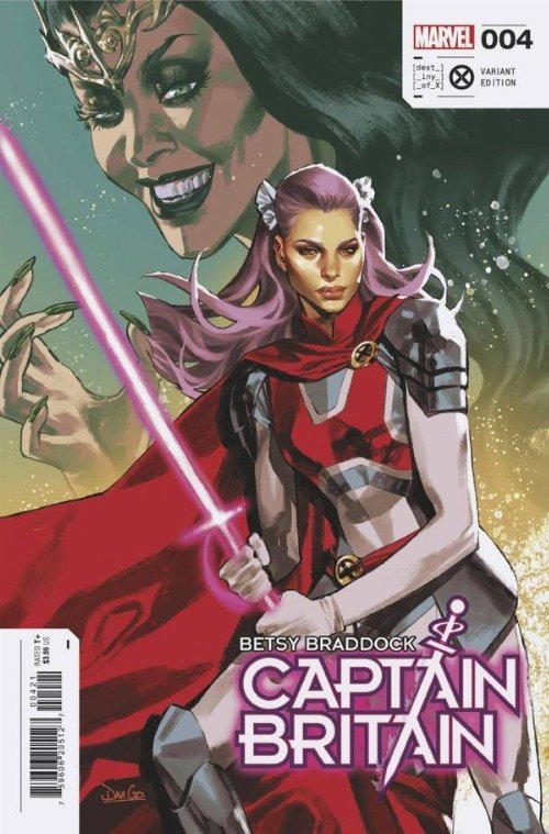 Betsy Braddock Captain Britain #4 Davi Go
Variant Cover