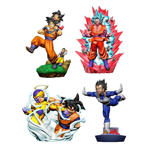 Dragon Ball Super: Dracap Trading Figures - Re:
Birth Limit Breaking 4-Pack Minifigures (8cm)