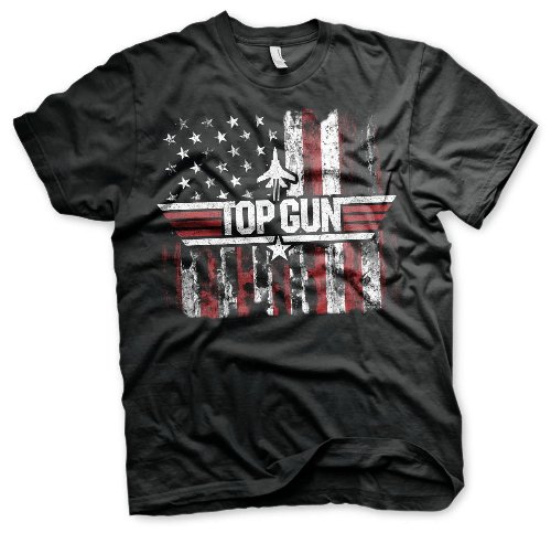 Top Gun - America Black T-Shirt