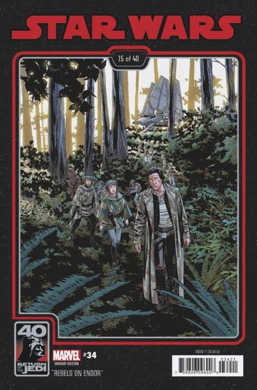 Star Wars #34 Sprouce Return Of The Jedi 40th
Anniversary Variant Cover