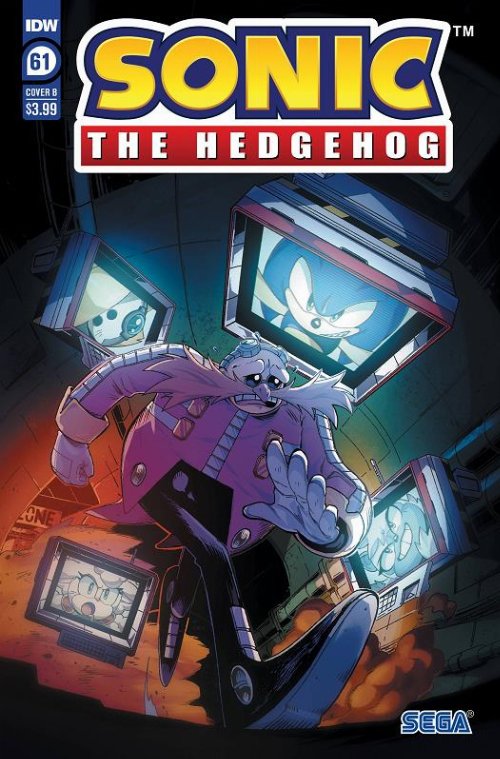 Sonic The Hedgehog #61 Cover
B