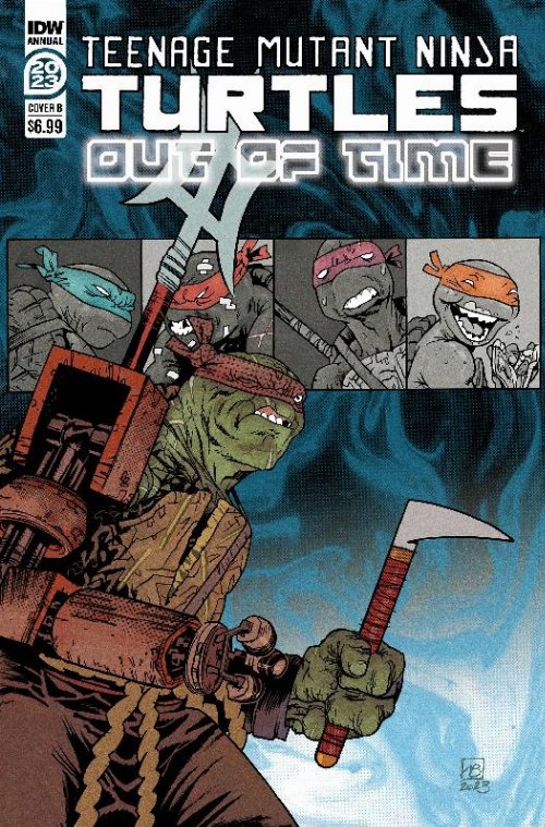 Τεύχος Κόμικ Teenage Mutant Ninja Turtles Annual 2023:
Out Of Time Cover B