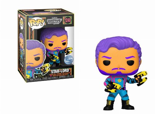 Figure Funko POP! Guardians of the Galaxy -
Star-Lord (Black Light) #1240 (Exclusive)