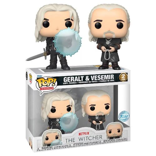 Figures Funko POP! Netflix's The Witcher -
Geralt & Vesemir 2-Pack (Exclusive)