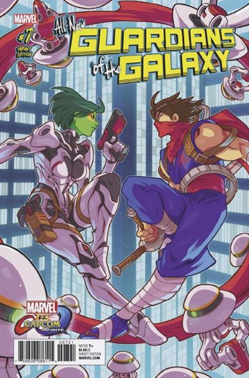 All New Guardians Of The Galaxy #07 Huang Marvel
Vs Capcom Variant Cover