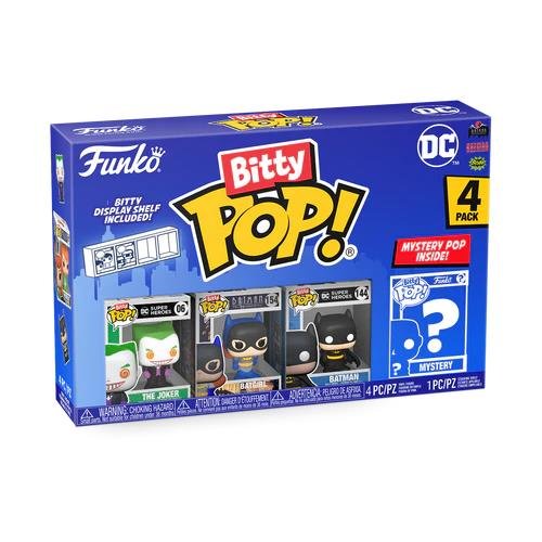Funko Bitty POP! Heroes - The Joker, Batgirl, Batman
& Chase Mystery 4-Pack Φιγούρες