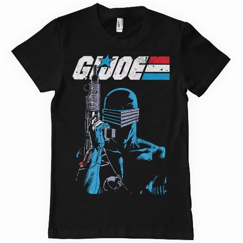 GI Joe - Snake Eyes Close Up Black T-Shirt
(S)