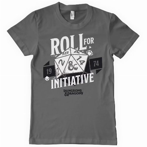Dungeons and Dragons - Roll For Initiative
DarkGrey T-Shirt (S)
