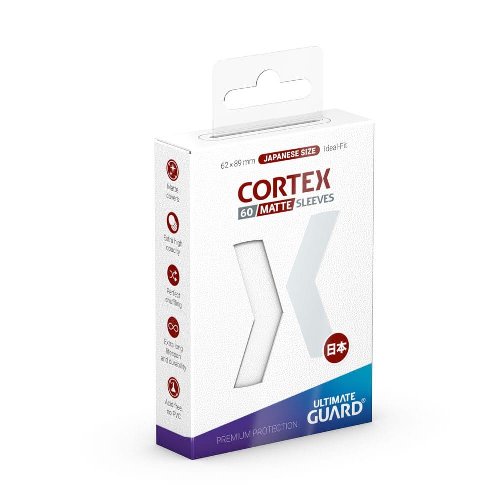 Ultimate Guard Cortex Card Sleeves Japanese
Small Size 60ct - Matte White