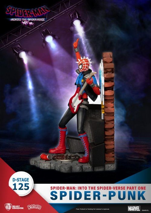 Marvel: D-Stage - Spider-Man: Across the
Spider-Verse Part One-Spider-Punk Statue Figure
(15cm)
