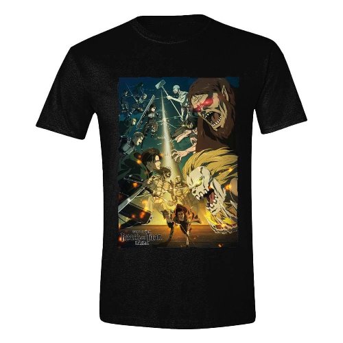 Attack on Titan - The Fight Black T-Shirt
(L)