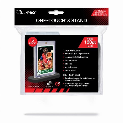 Ultra Pro - UV One-Touch & Stands 5-Pack
(130pt)