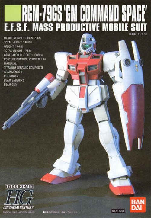 Mobile Suit Gundam - High Grade Gunpla: GM Command
Space 1/144 Σετ Μοντελισμού