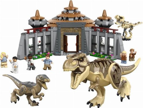 LEGO Jurassic Park - Visitor Center: T-Rex &
Raptor Attack (76961)