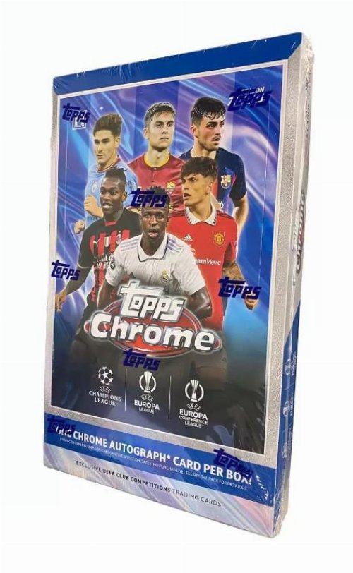 Topps - 2022-23 Chrome UEFA Club Competition Hobby Box
(20 Φακελάκια)