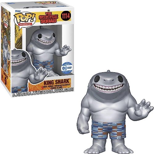 Figure Funko POP! The Suicide Squad - King Shark
(Metallic) #1114 (DC Shop Exclusive)