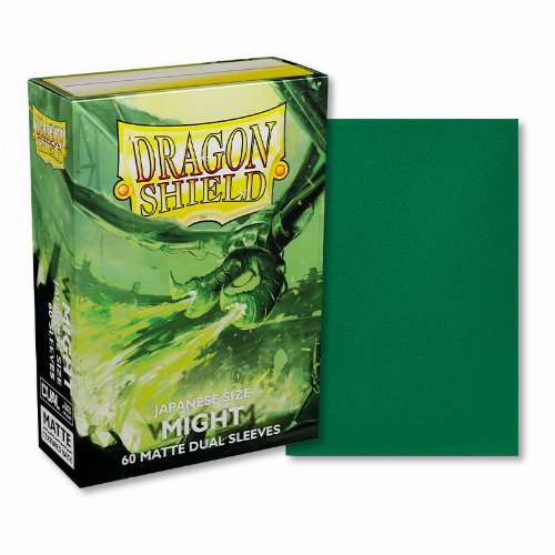 Dragon Shield Sleeves Japanese Small Size -
Matte Dual Might (60 Sleeves)
