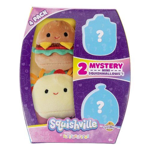 Squishmallows - Squishville Mini: Scrumptious
Squad 4-Pack Plush Figures (5cm)