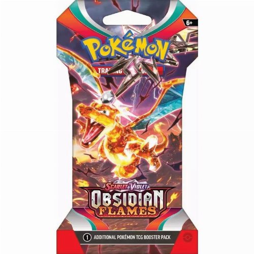 Pokemon TCG Scarlet & Violet Obsidian Flames -
Sleeved Booster