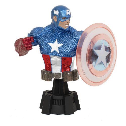 Marvel Comics - Captain America (Holo Shield)
Bust (15cm) SDCC 2023 Exclusive LE500