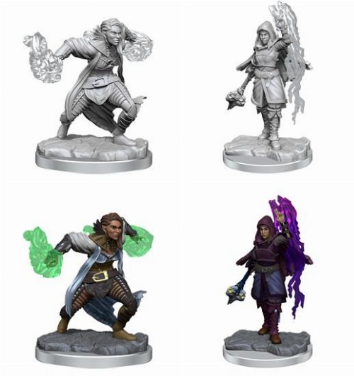 D&D Nolzur's Marvelous Miniatures - 2x
Half-Elf Female Warlock