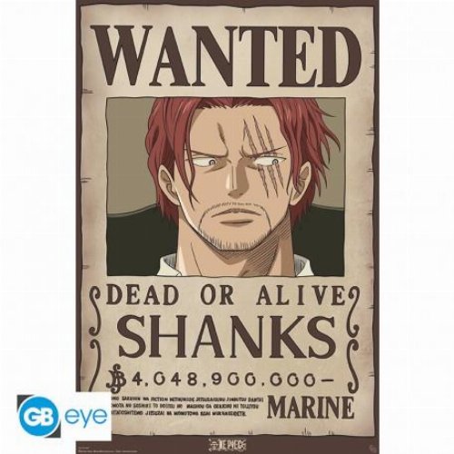 One Piece - Wanted Shanks Poster
(92x61cm)