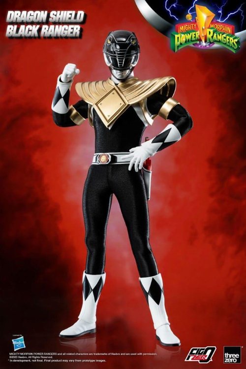 Mighty Morphin Power Rangers: FigZero - Dragon
Shield Black Ranger 1/6 Action Figure (35cm)
