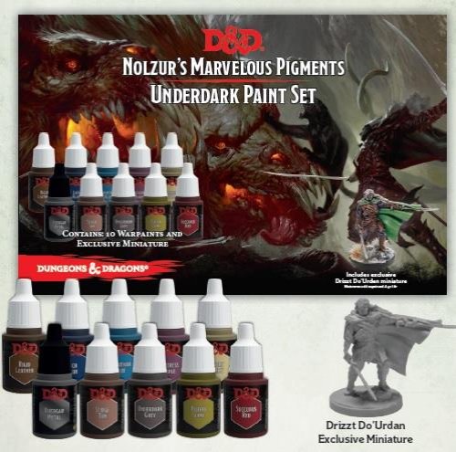 The Army Painter - D&D Nolzur's Marvelous
Pigments: Underdark Paint Set