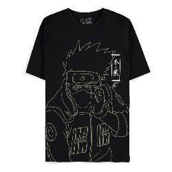 Naruto Shippuden - Kakashi Line Art Black T-Shirt
(L)