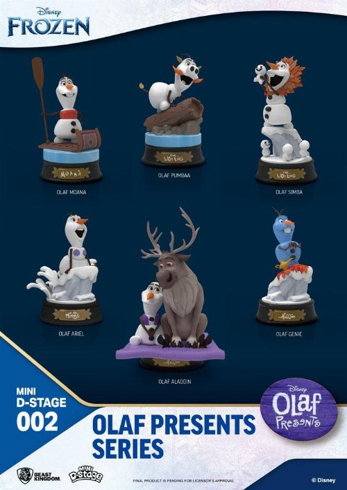 Frozen: D-Stage - Olaf Presents 6-Pack Statue
Figures (12cm)