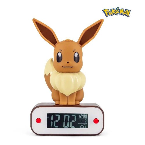 Pokemon - Eevee Alarm Clock with Light
(18cm)