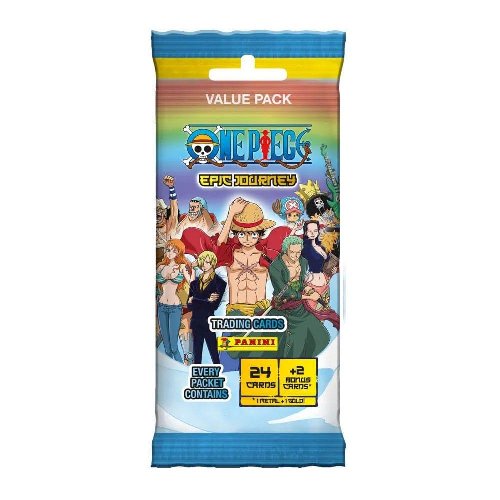 Panini One Piece: Epic Journey Value Pack (1 Booster with 26 Trading Cards)