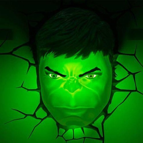 Marvel - Hulk Face 3D Led Φωτιστικό