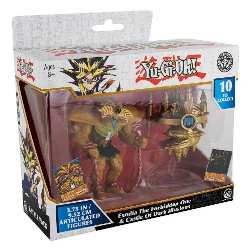 Yu-Gi-Oh! - Exodia The Forbidden One &
Castle Of Dark Illusions 2-Pack Action Figures
(10cm)