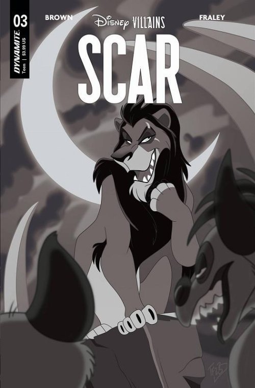 Τεύχος Κόμικ Disney Villains Scar #3 Cover
G