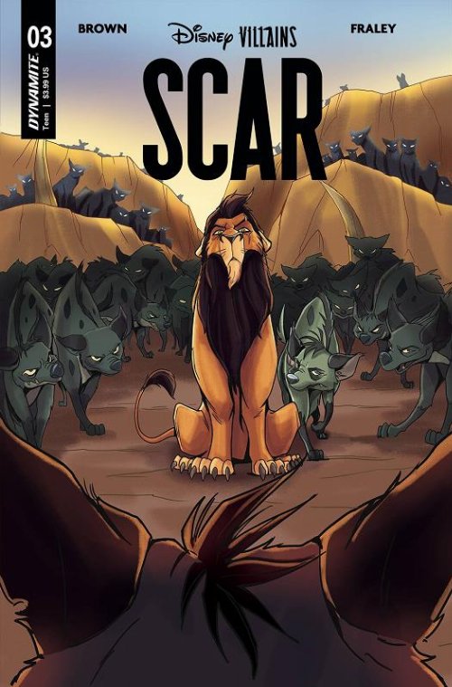 Τεύχος Κόμικ Disney Villains Scar #3 Cover
F