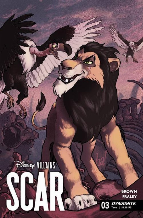 Τεύχος Κόμικ Disney Villains Scar #3 Cover
E