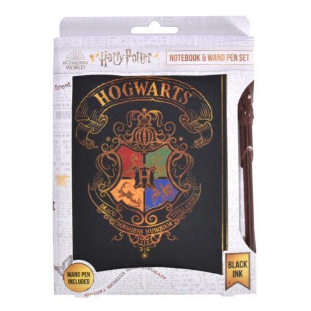 Harry Potter - Colourful Hogwarts Crest Stationery Set (Notebook
