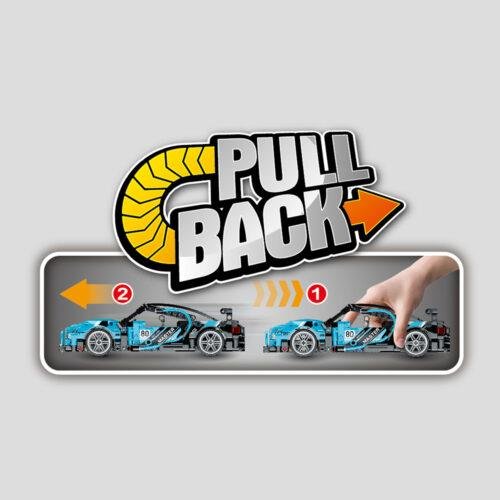 STEM Mechanical Master - Pull Back Blue Racer (507 κομμάτια)