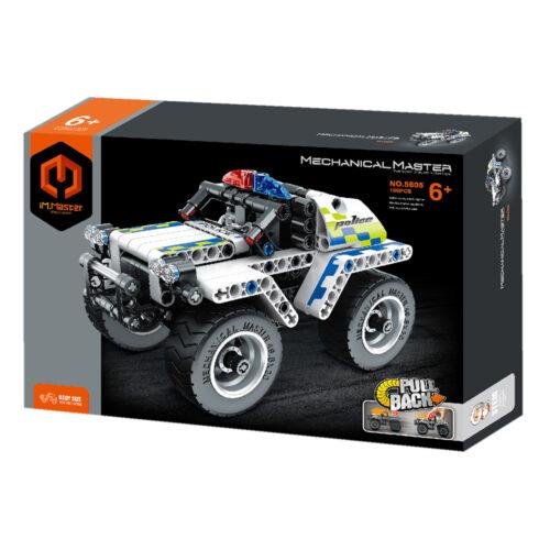 STEM Mechanical Master - Pull Back Police Car (199 pieces)