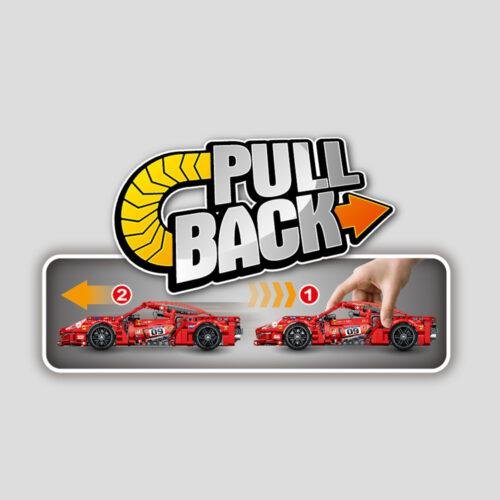 STEM Mechanical Master - Pull Back Red Racer (437 κομμάτια)
