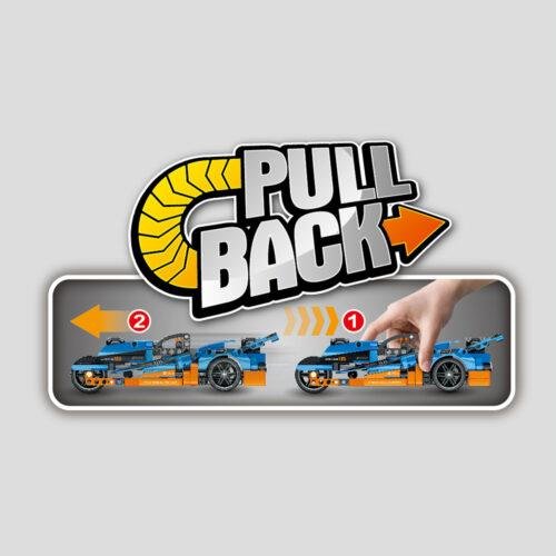 STEM Mechanical Master - Pull Back Racing Car (202 κομμάτια)