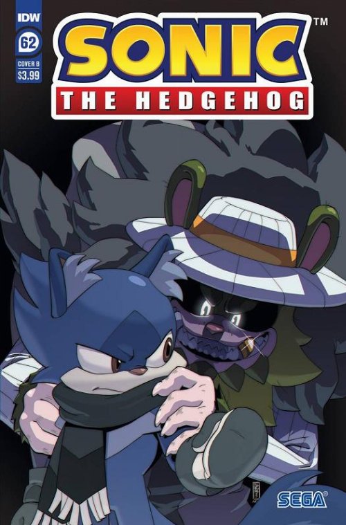 Sonic The Hedgehog #62 Cover
B