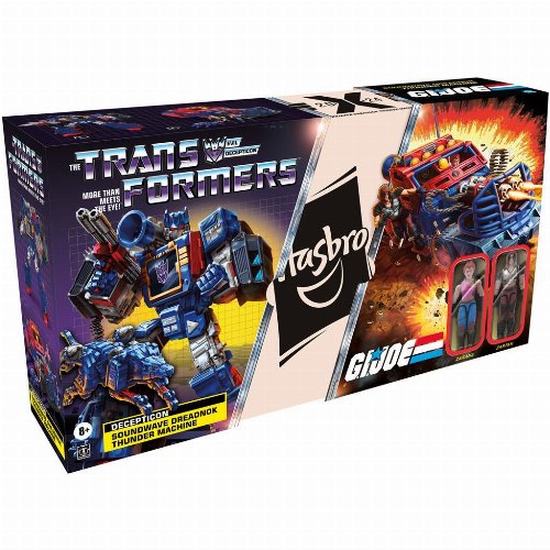 Transformers x G.I. Joe - Decepticon Soundwave
Dreadnok Thunder Machine with Zarana & Zartan Φιγούρες Δράσης
(33 cm)